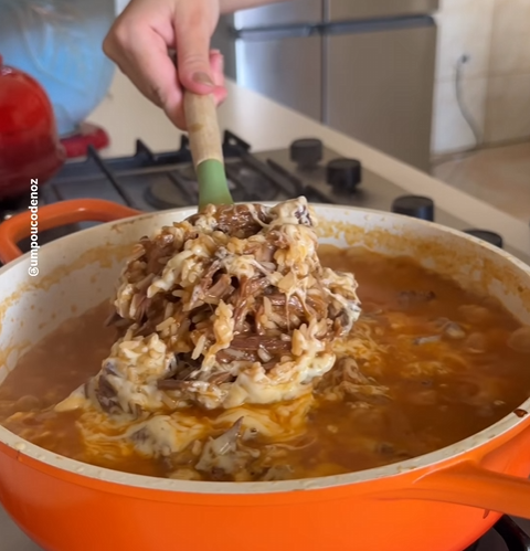 Arroz Molhadinho com Fraldinha🥩🧀